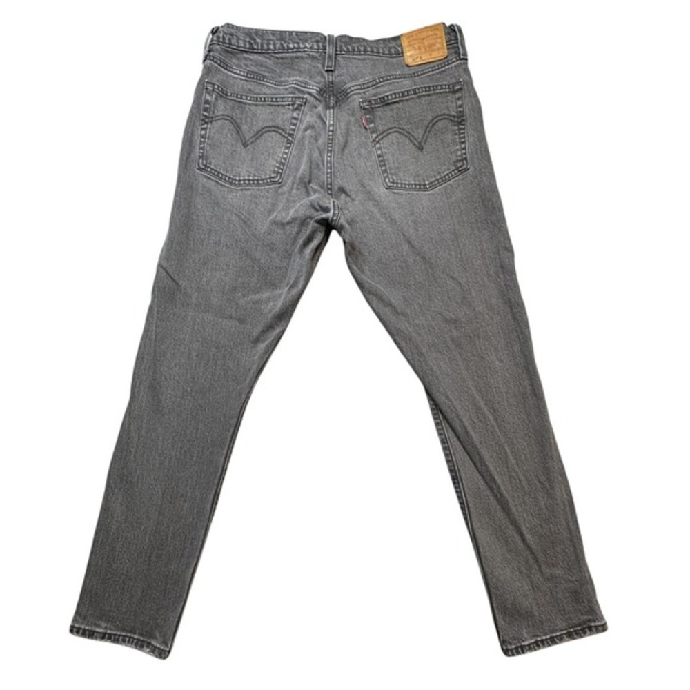 Levis 501 S Jeans Womens‎ 32x26 Gray Skinny Button Fly Distressed Denim Pants
